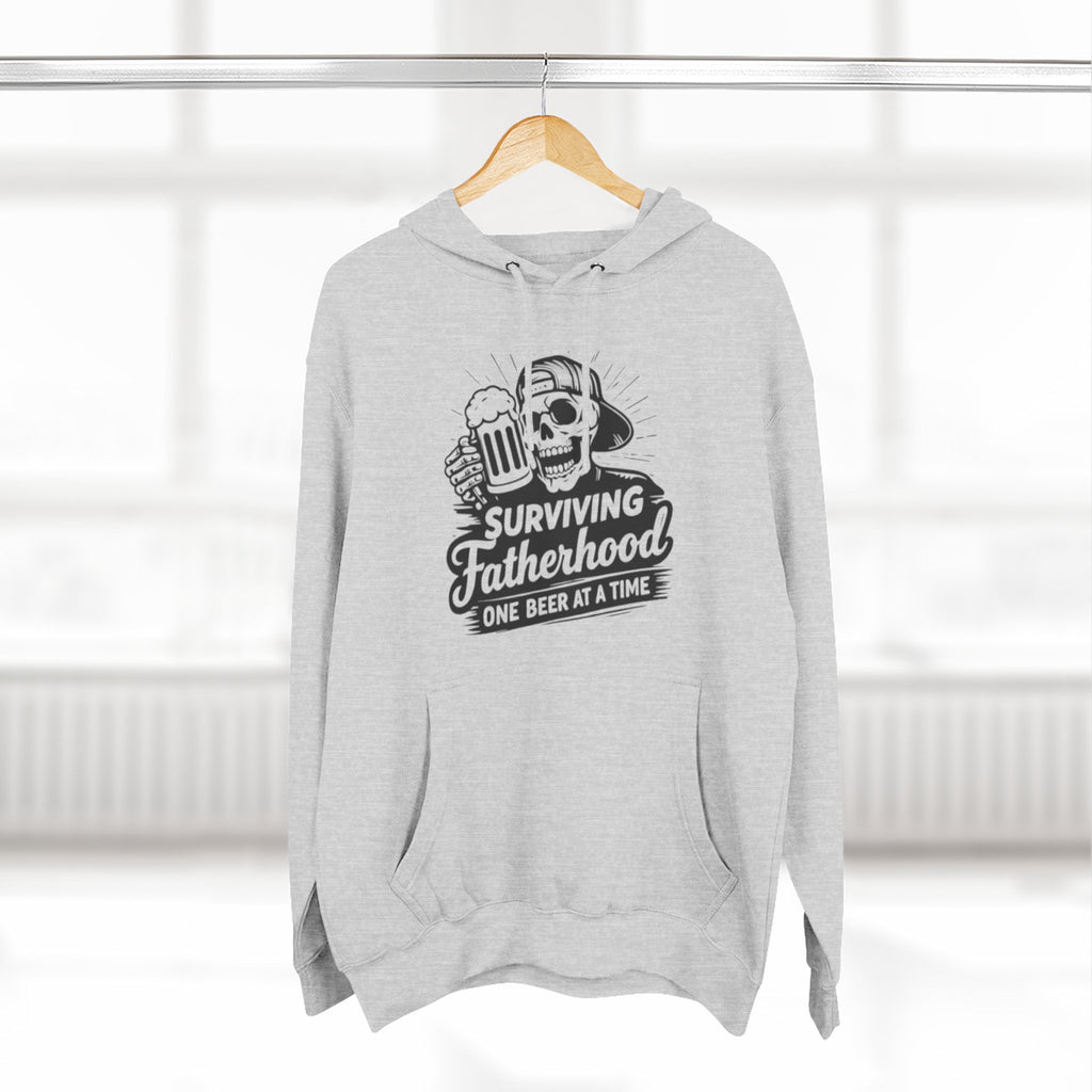 Surviving Fatherhood One Beer at a Time Hoodie |  Dad Sweatshirt