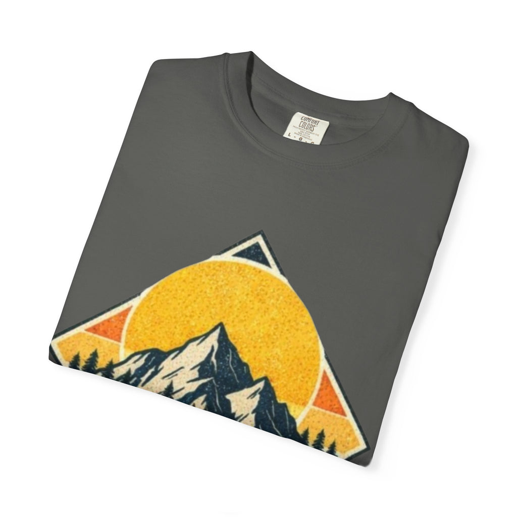 Mountain Sunset T-Shirt | Retro Outdoor Graphic Tee