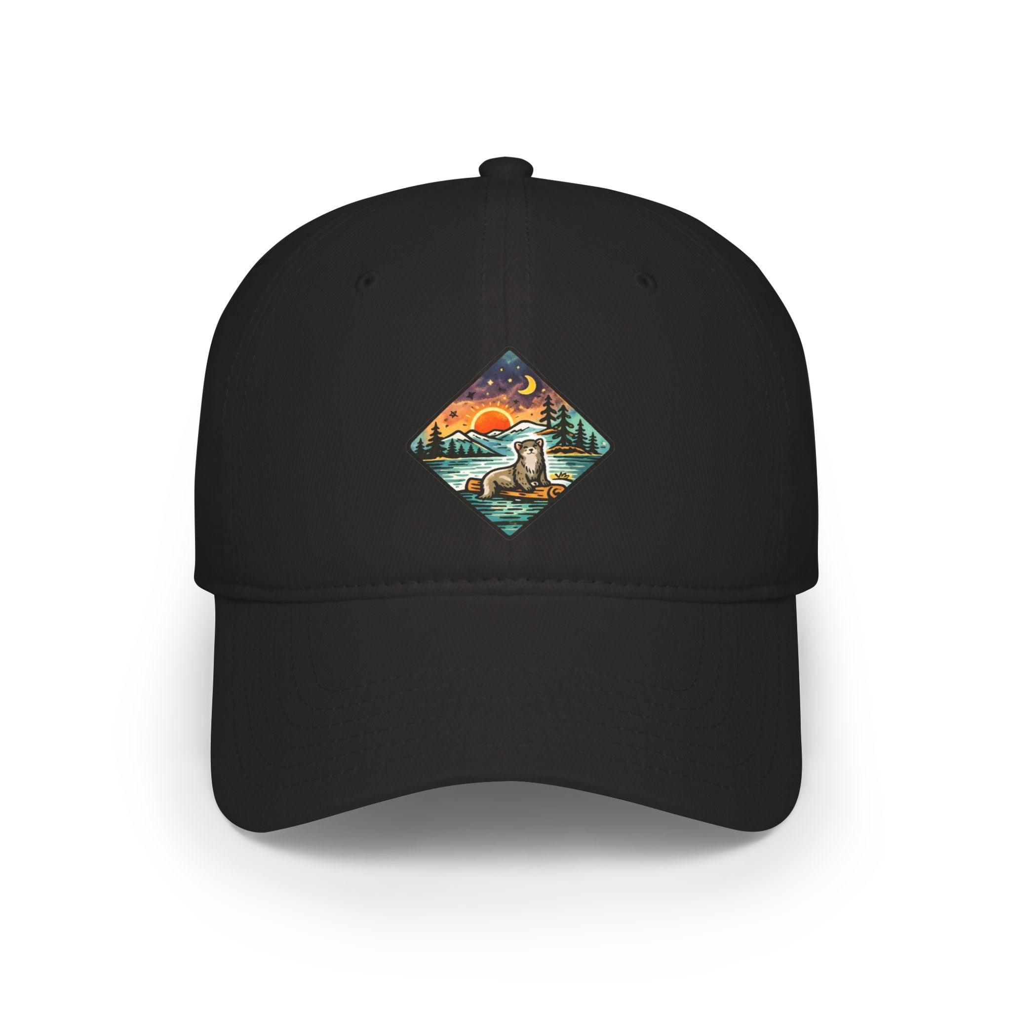 Otter Galaxy Sunset Baseball Cap
