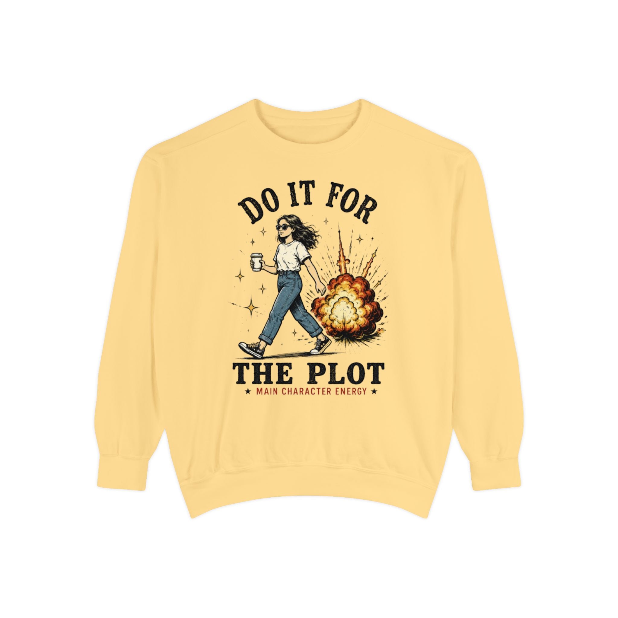 Do It For The Plot Sweatshirt | Literary Aesthetic Crewneck
