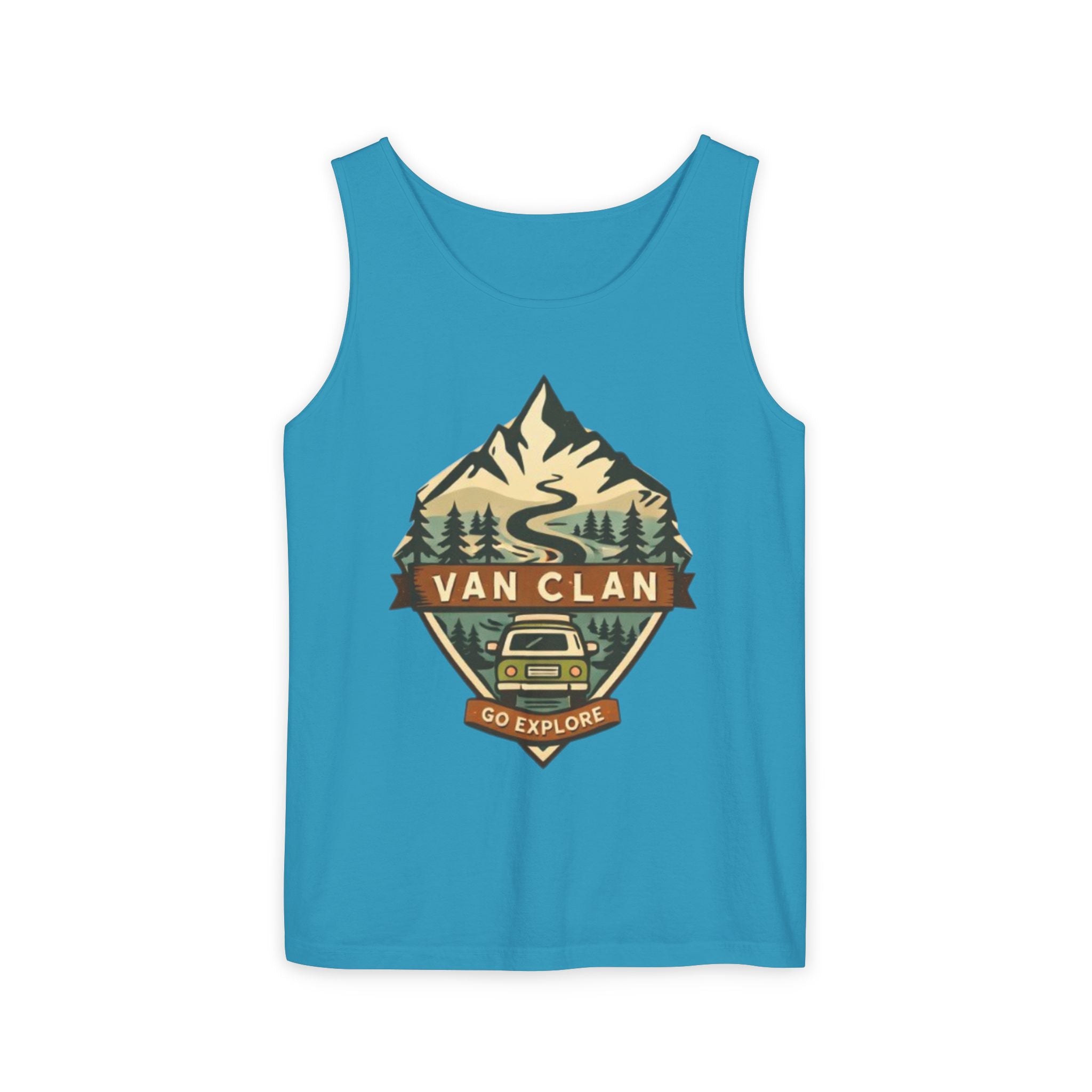Van Clan Go Explore Tank Top | Adventure Van life Graphic Tank