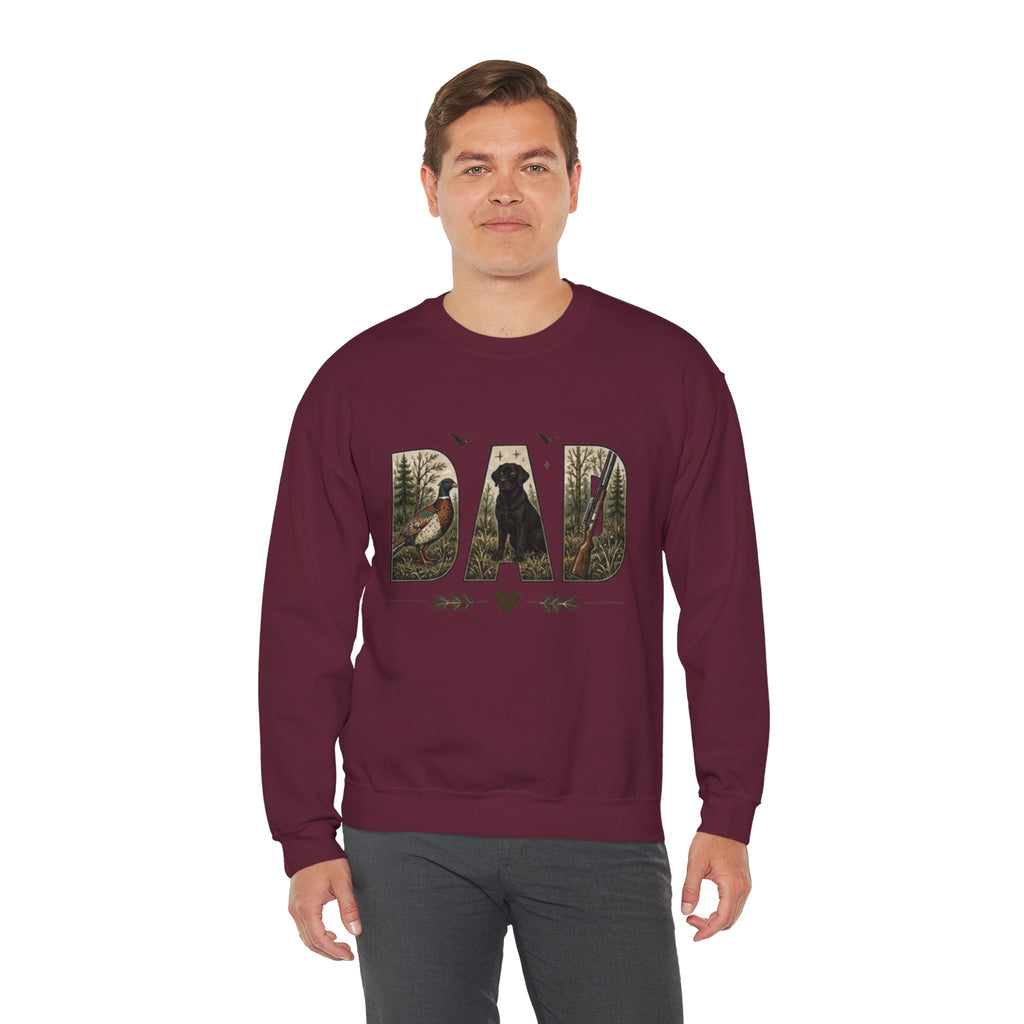 Dad Woodland Hunting Crewneck Sweatshirt | Fathers Day Gift