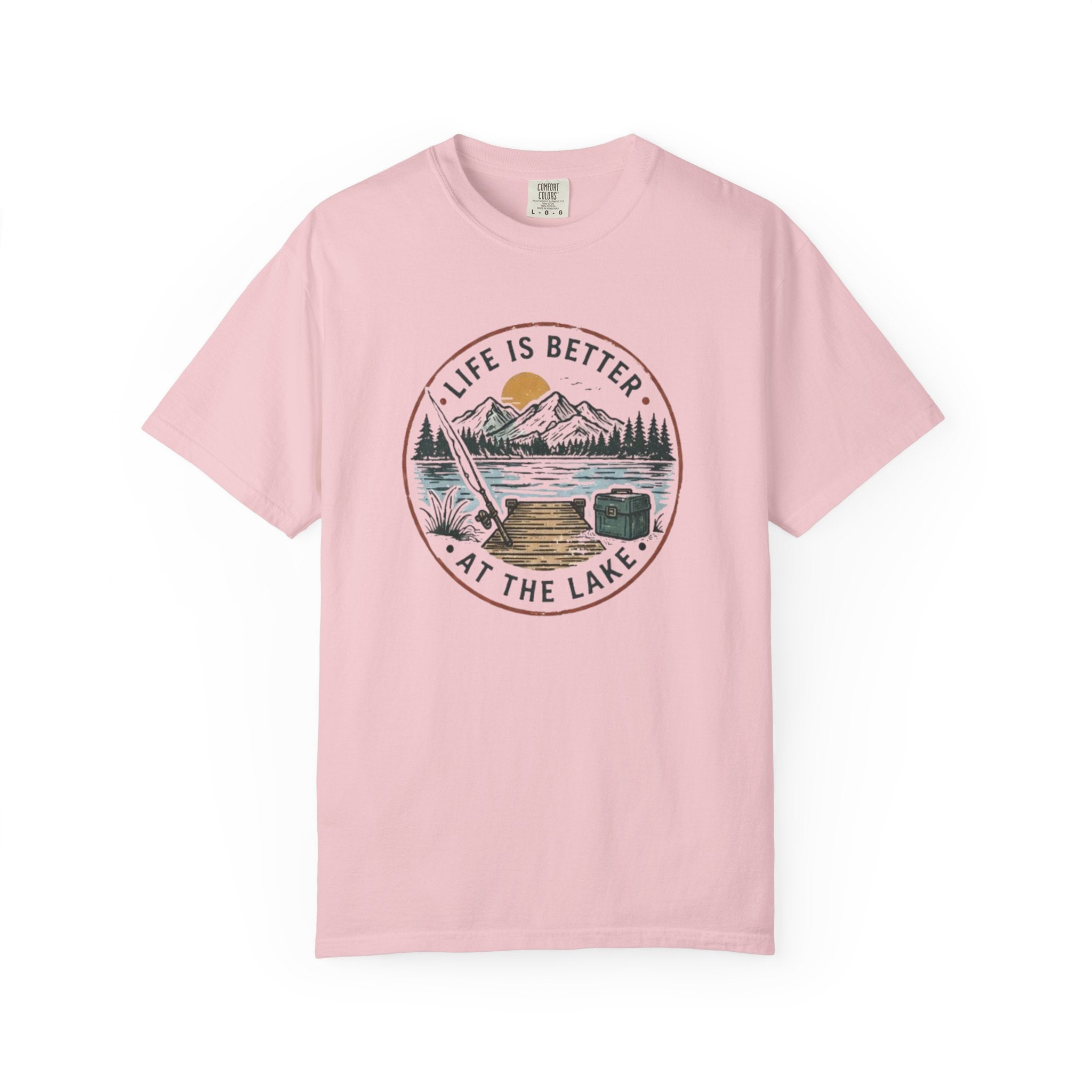 Life Is Better at the Lake Fishing Tee | Gift for Him or Her