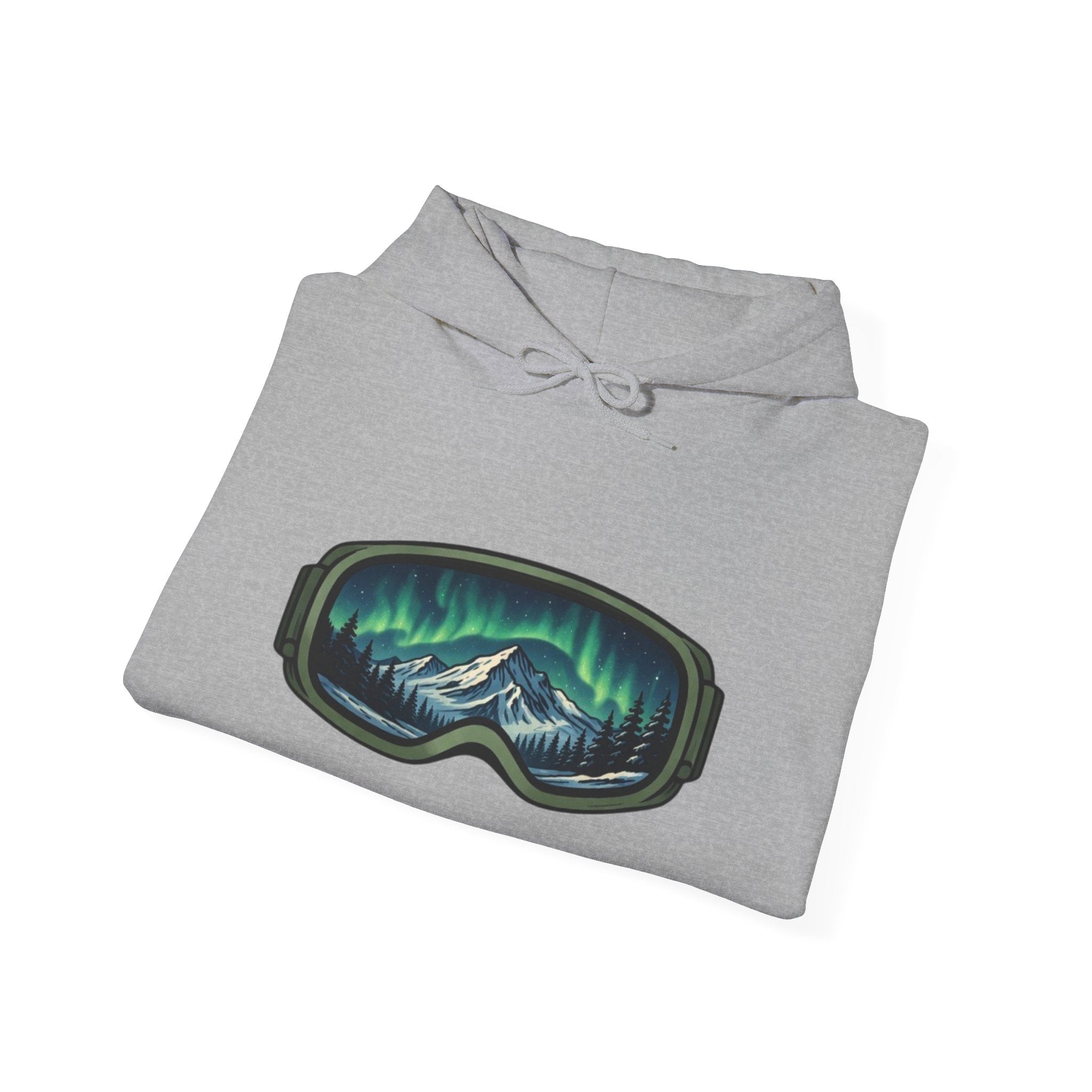 Northern Lights Ski Goggle Hoodie