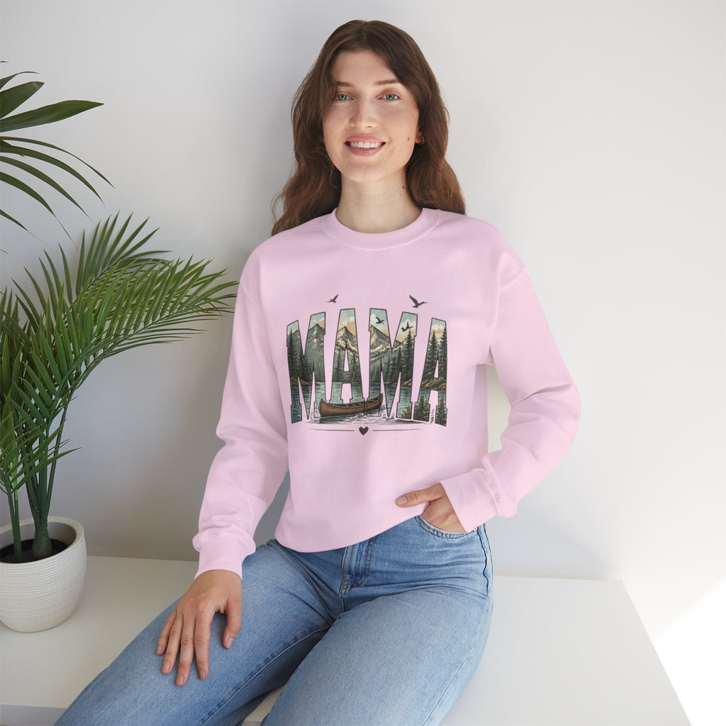 Mama Graphic Sweatshirt | Nature Canoe Design | Mothers Day Gift