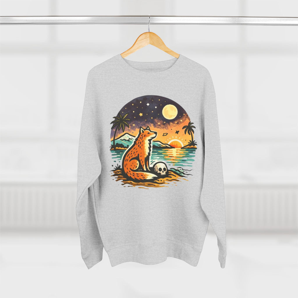 Sunset Cheetah Beach Sweatshirt