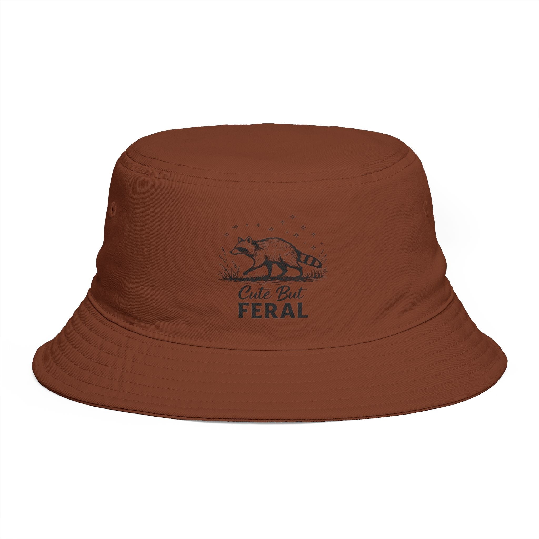 Feral Raccoon Cute Bucket Hat | Adorable Wild Animal Style
