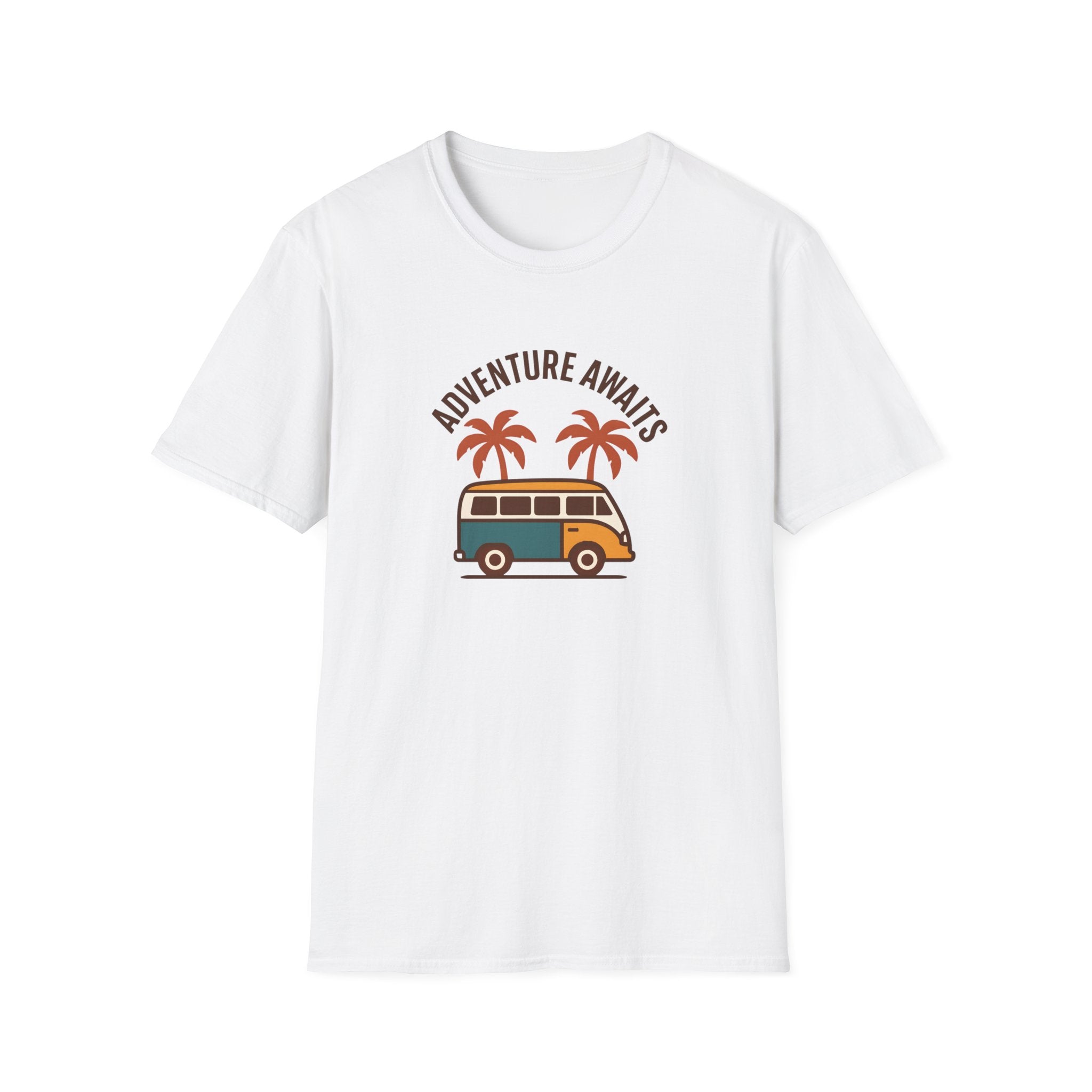 Adventure Awaits Van T-Shirt | Travel Camper Graphic Tee