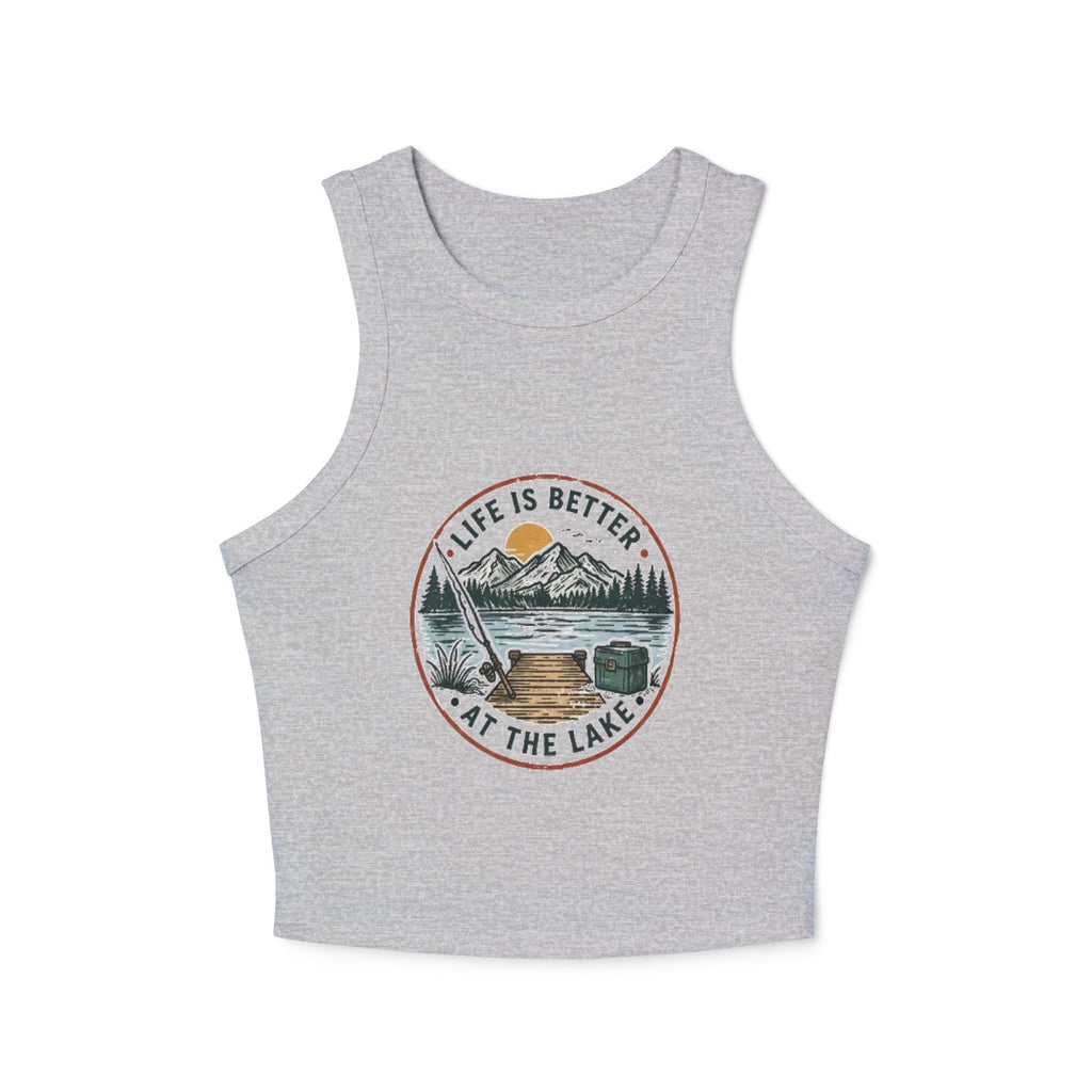 Lake Life Racer Tank | “Life Is Better at the Lake” Womens Tank Top
