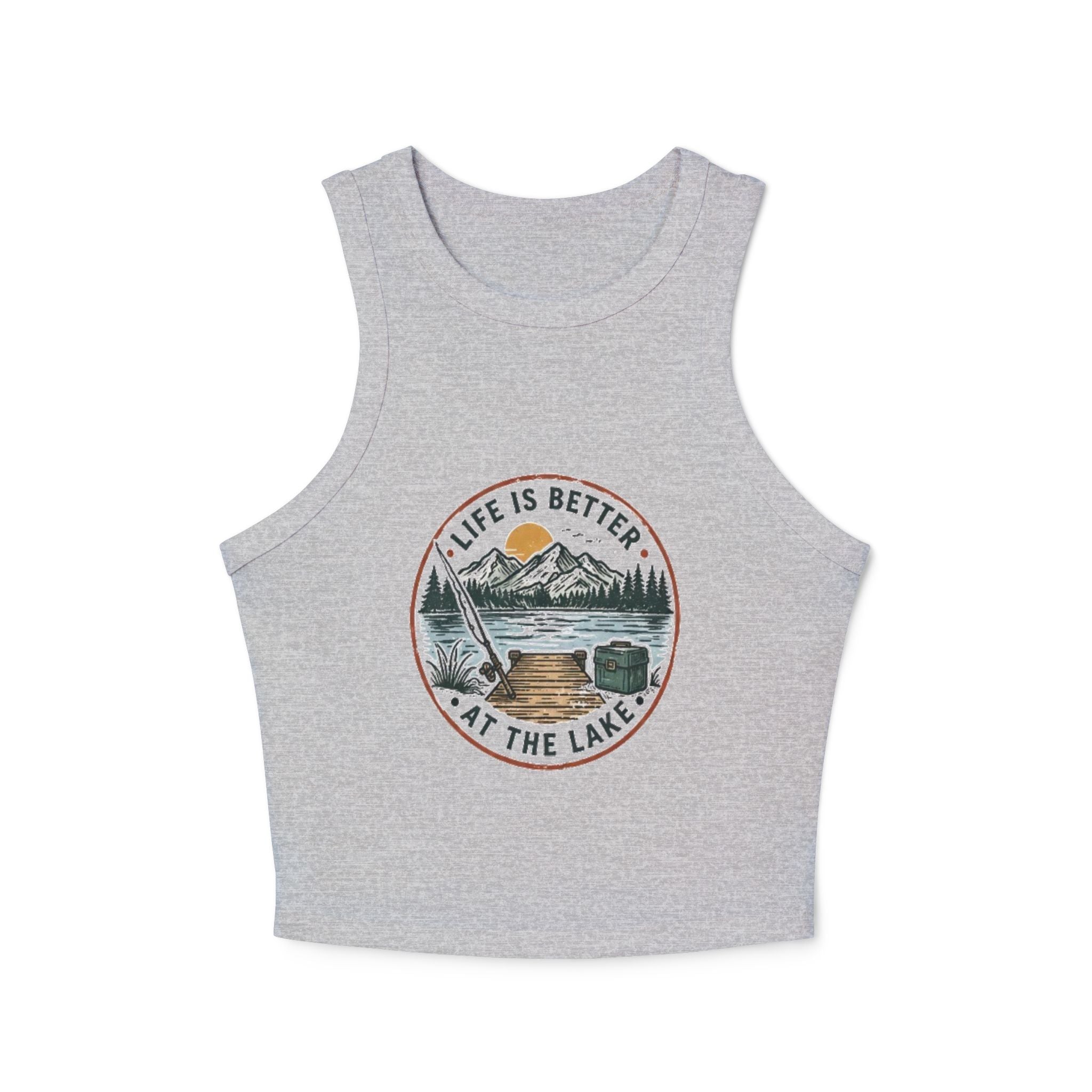 Lake Life Racer Tank | “Life Is Better at the Lake” Womens Tank Top