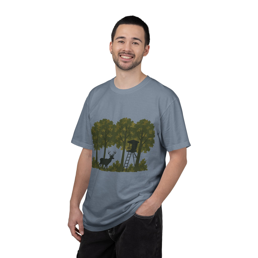 Deer Stand Forest T-Shirt | Hunting Silhouette Tee