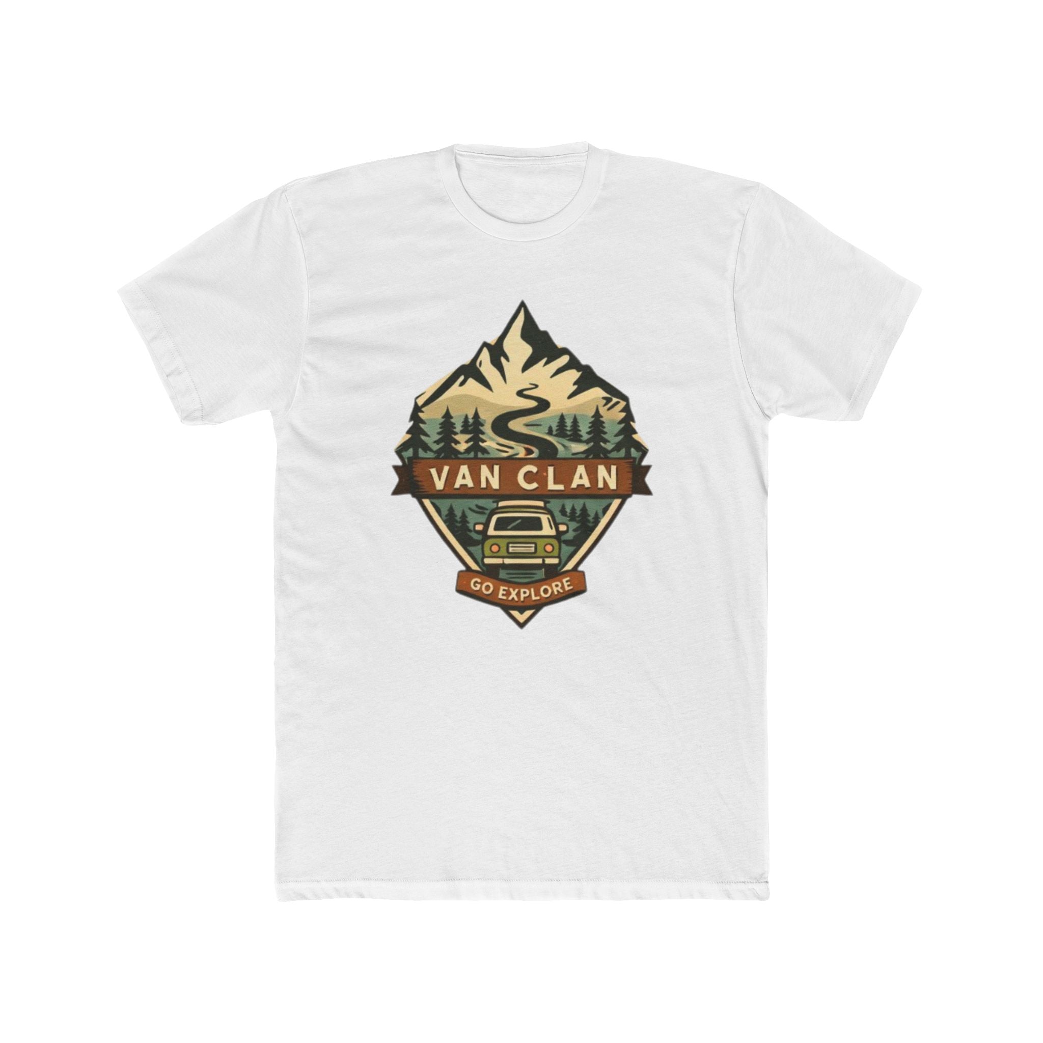 Van Clan Adventure T‑Shirt | Go Explore Vintage Camper Tee