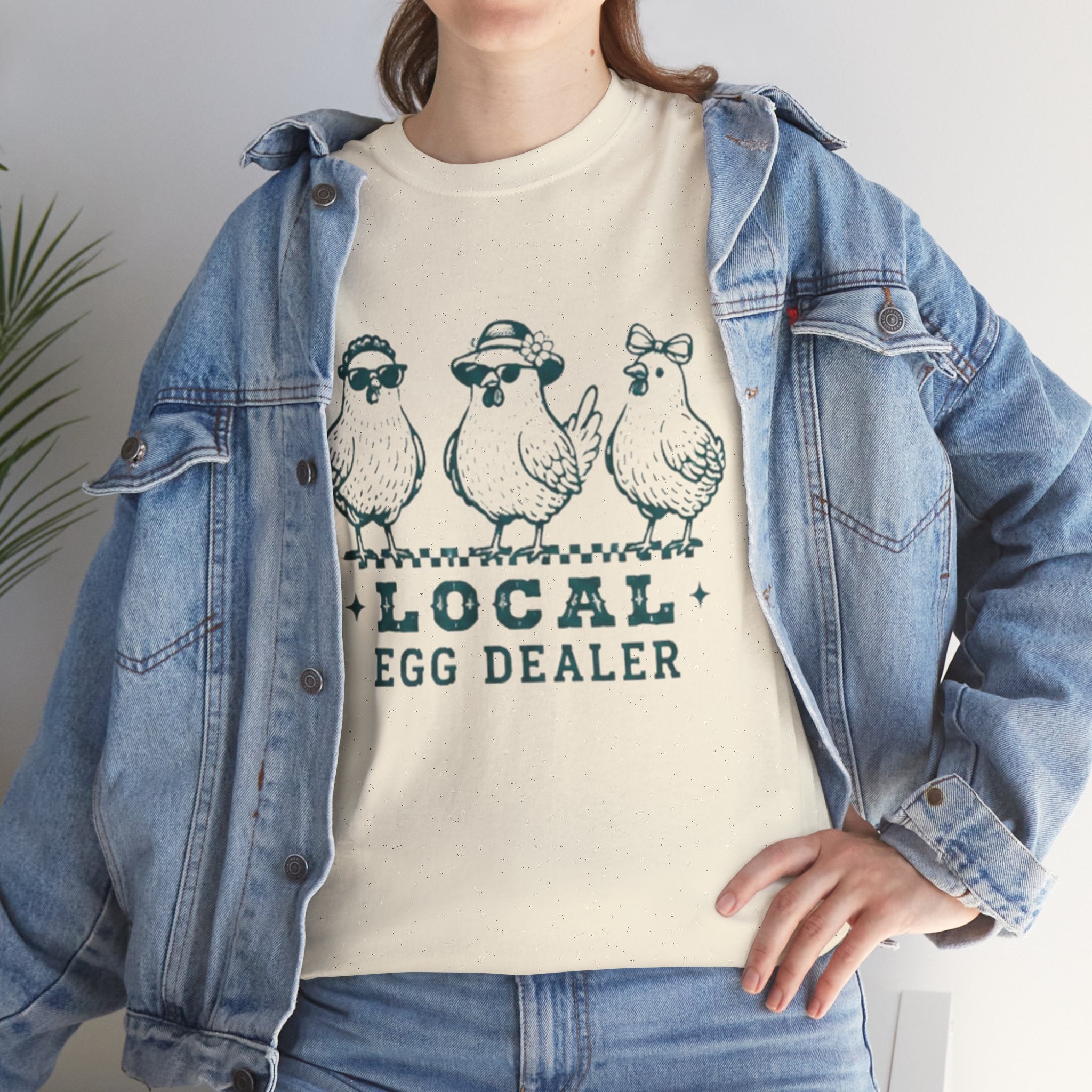 Local Egg Dealer T-Shirt | Cute Chick Farm Tee