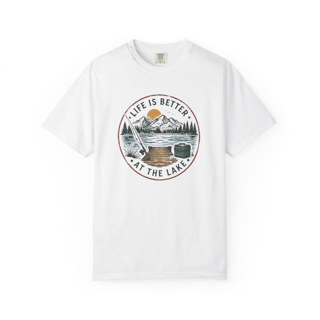 Life Is Better at the Lake Fishing Tee | Gift for Him or Her