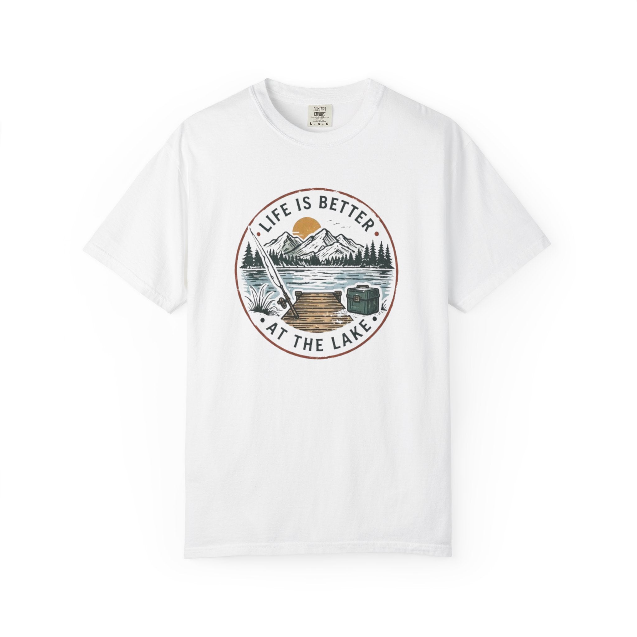 Life Is Better at the Lake Fishing Tee | Gift for Him or Her