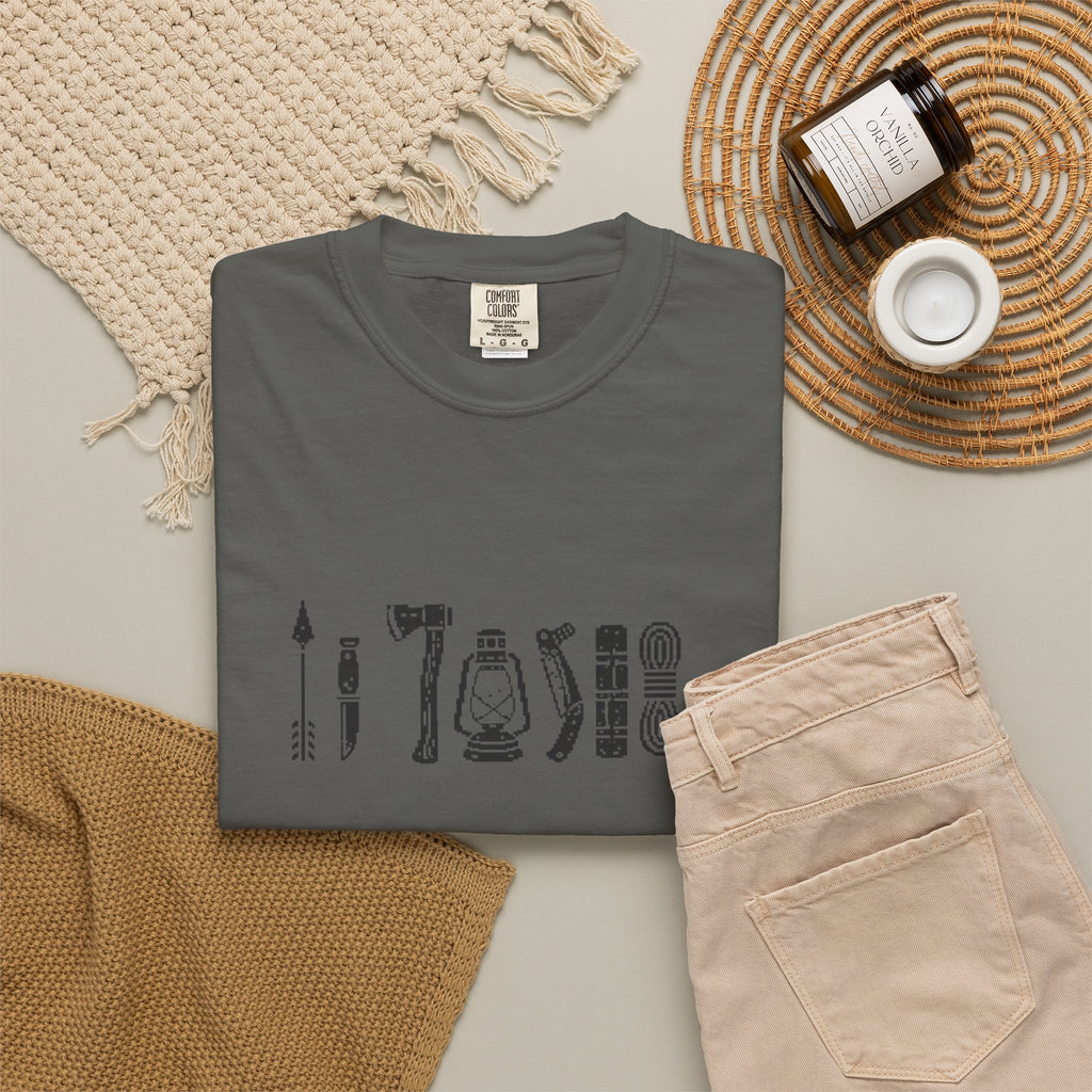Outdoorsman Camp Tools T-Shirt | Gift for Dad