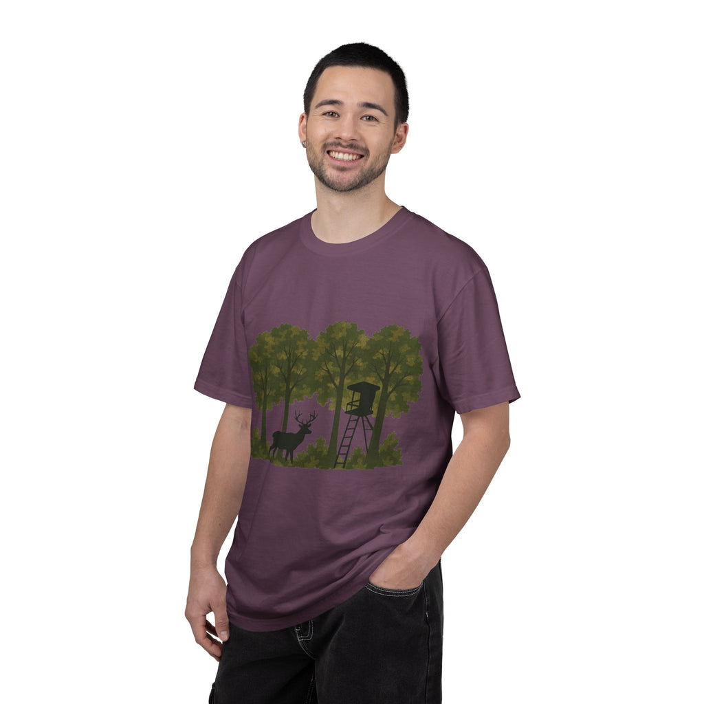 Deer Stand Forest T-Shirt | Hunting Silhouette Tee