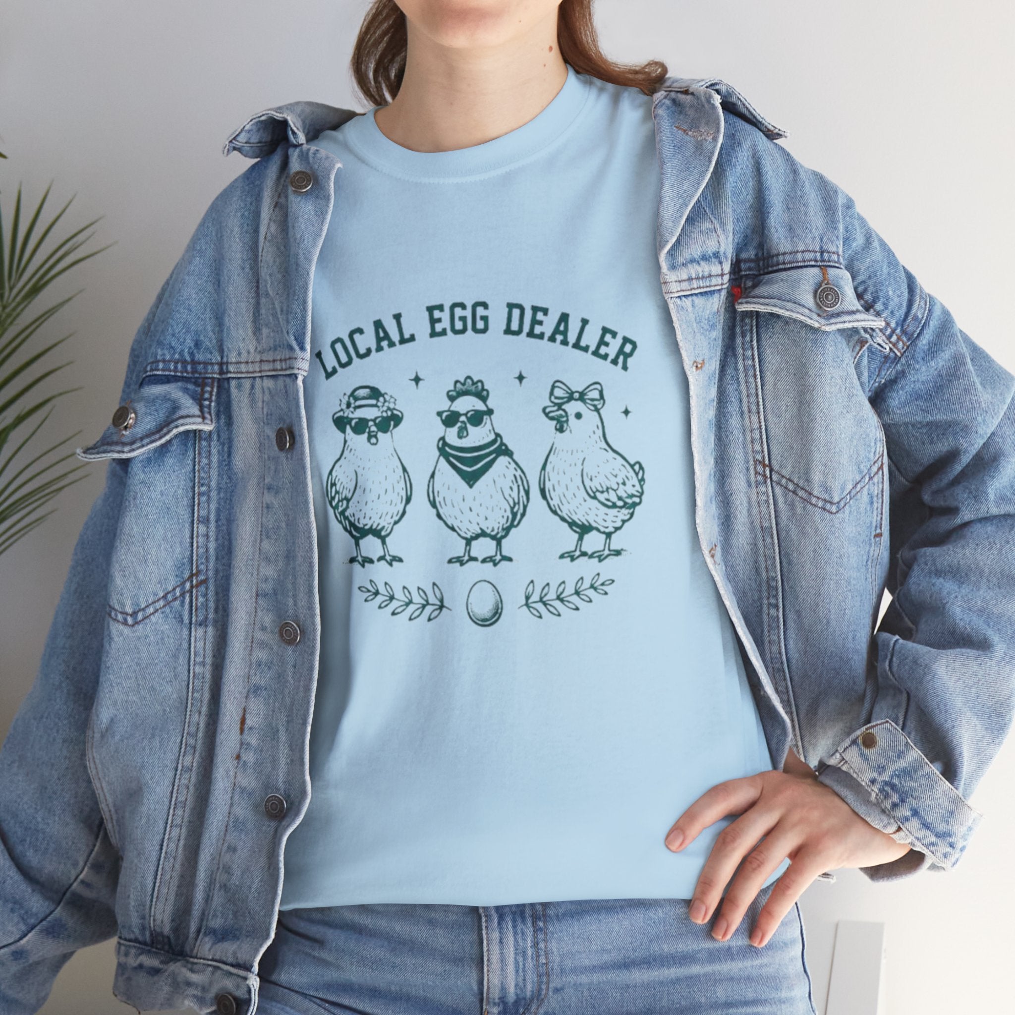 Local Egg Dealer T-Shirt | Cute Vintage Farm Chicken Tee for Chicken Keepers & Farmers