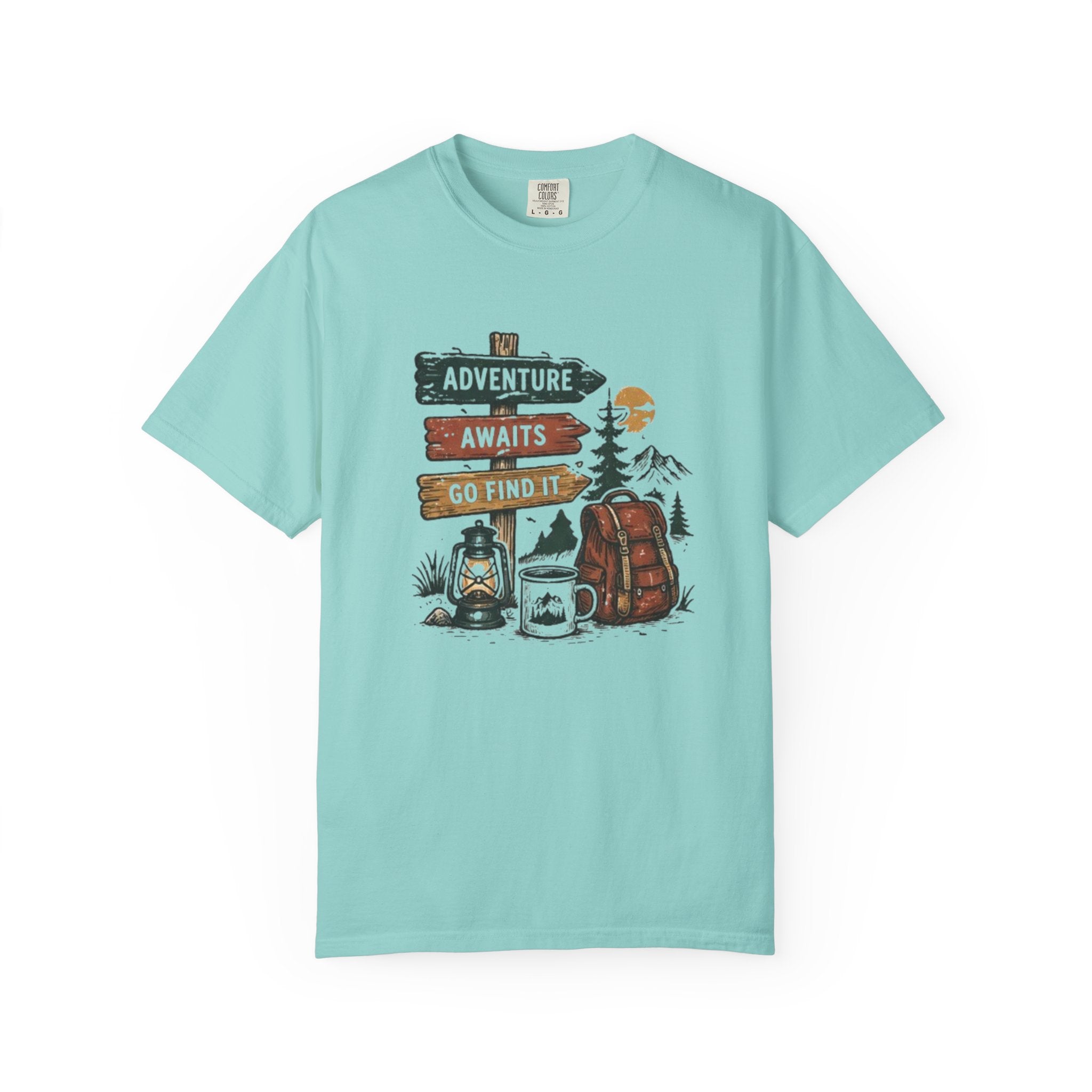 Adventure Awaits Camping T-Shirt | Go Find It Graphic Tee