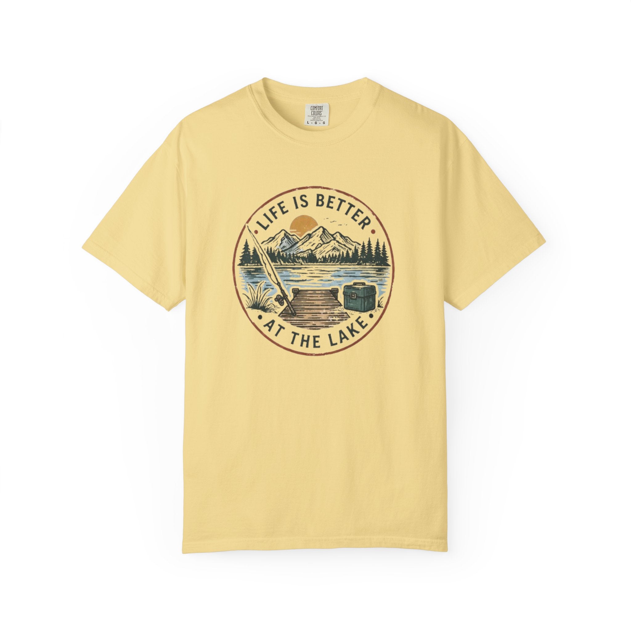 Life Is Better at the Lake Fishing Tee | Gift for Him or Her